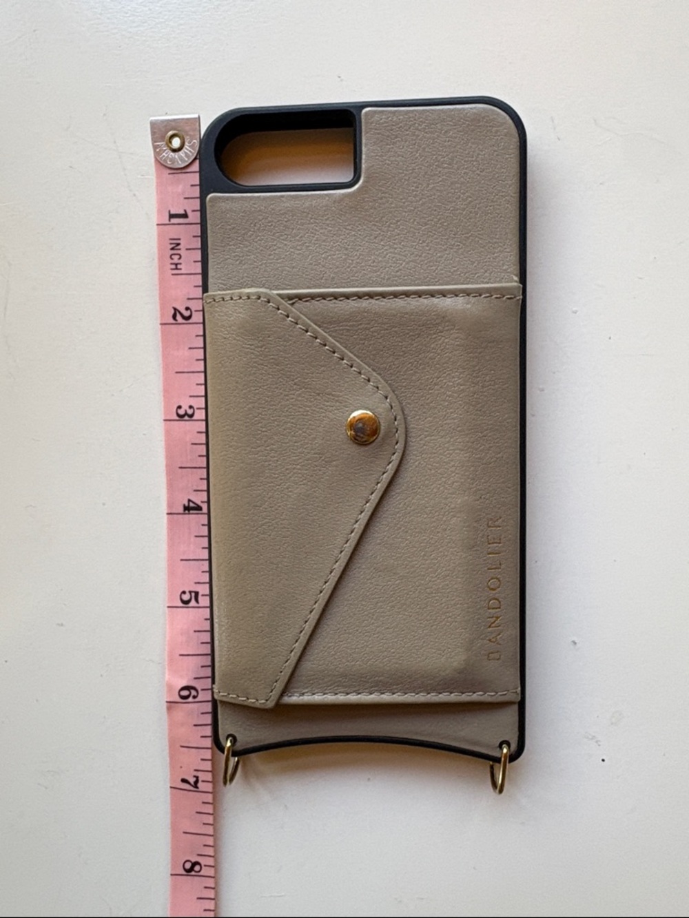 Bandolier Taupe Wallet iPhone Case